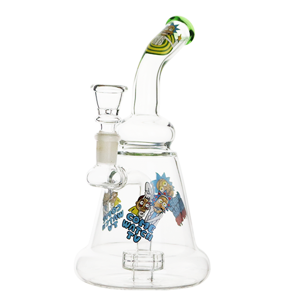 Rick and Morty Glass Waterpipe 22cm
