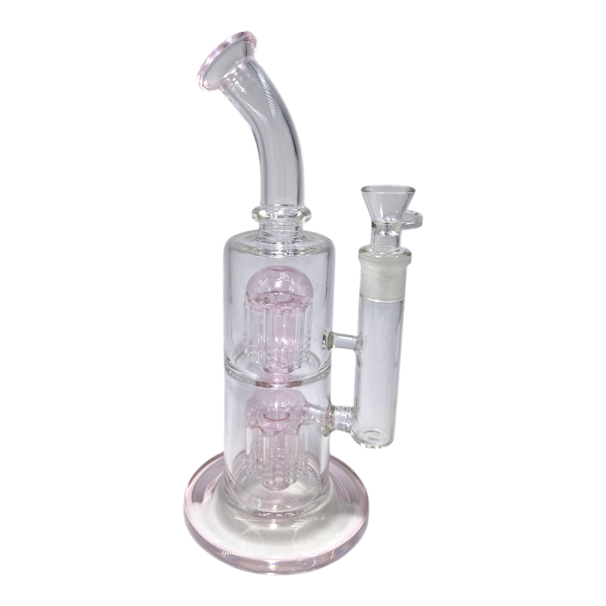 Double Tree Perc Rig 28cm PINK
