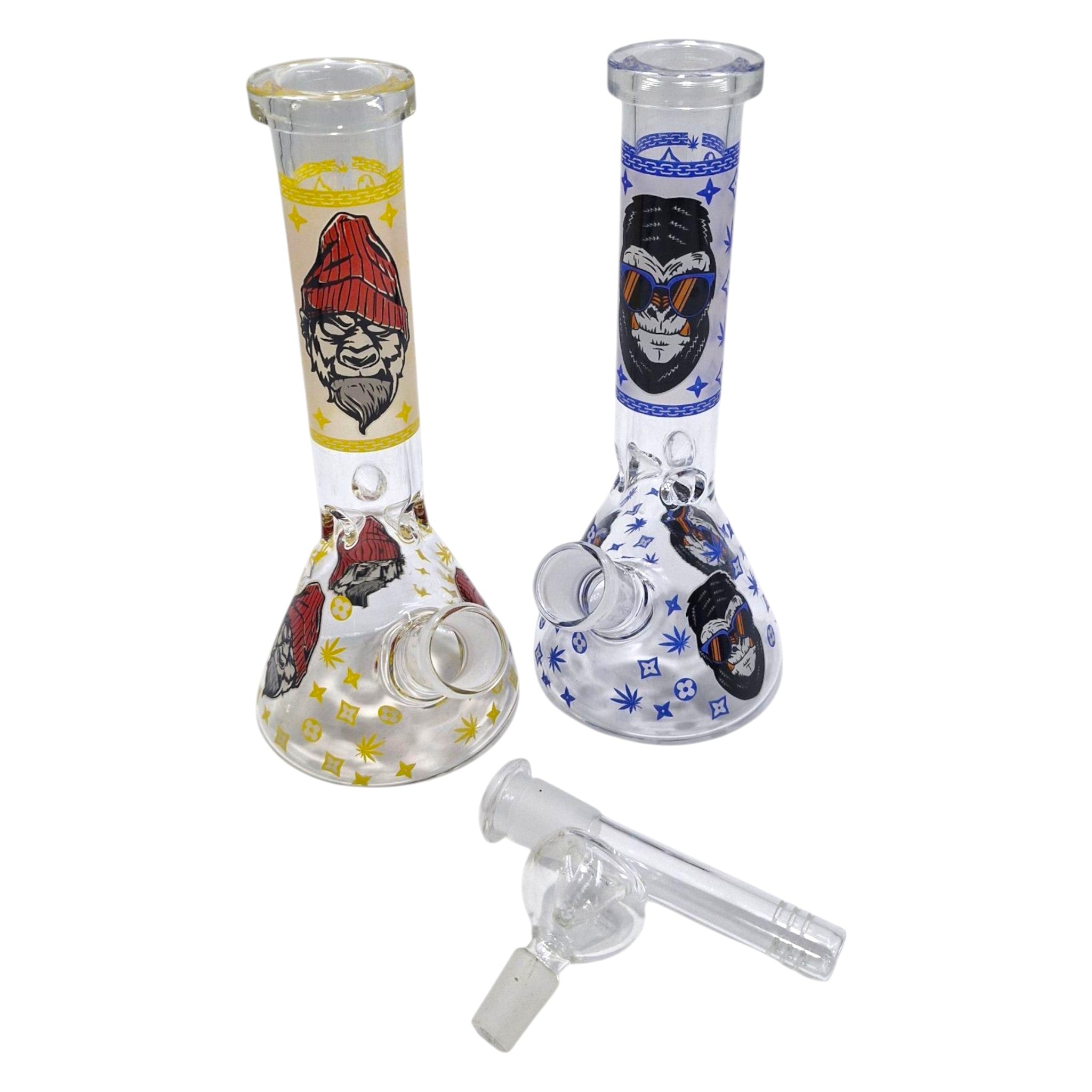 Crazy Gorilla LV Beaker Glass Bong 21cm