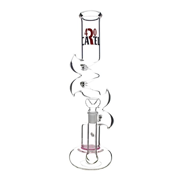 420 Cartel Death Adder Glass Waterpipe – 40cm