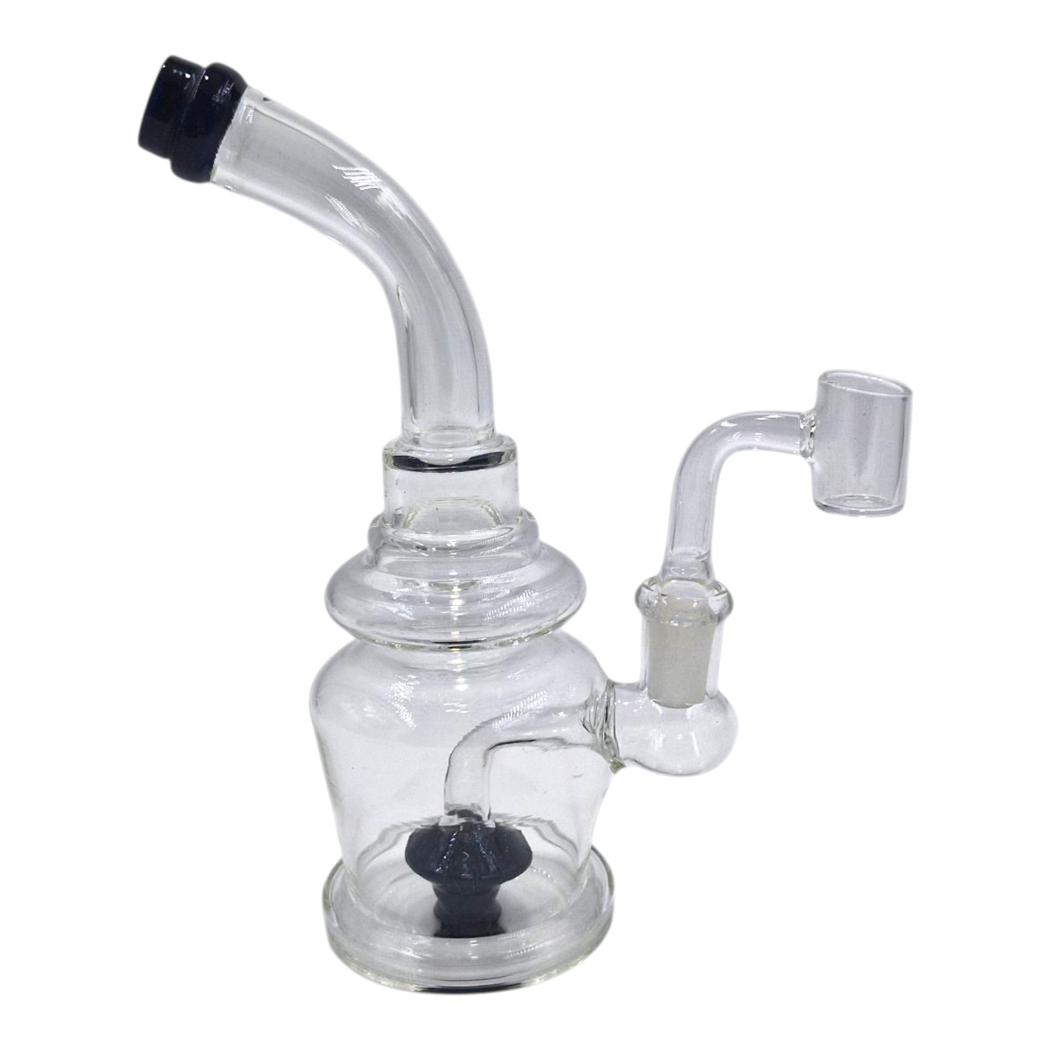 Circ Matrix Layered Glass Waterpipe – 18cm