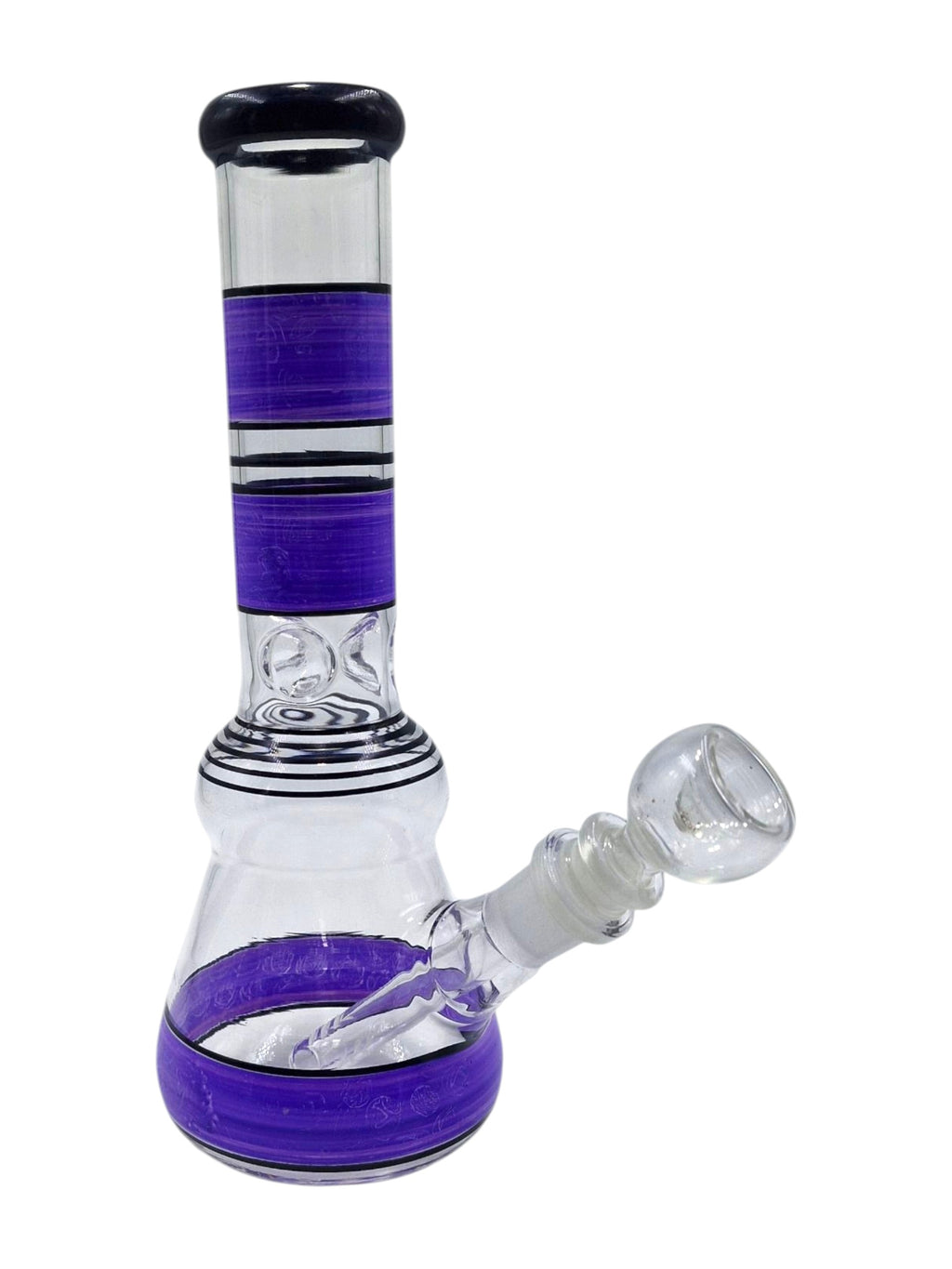 Bubble Beaker Glass Waterpipe – 25cm