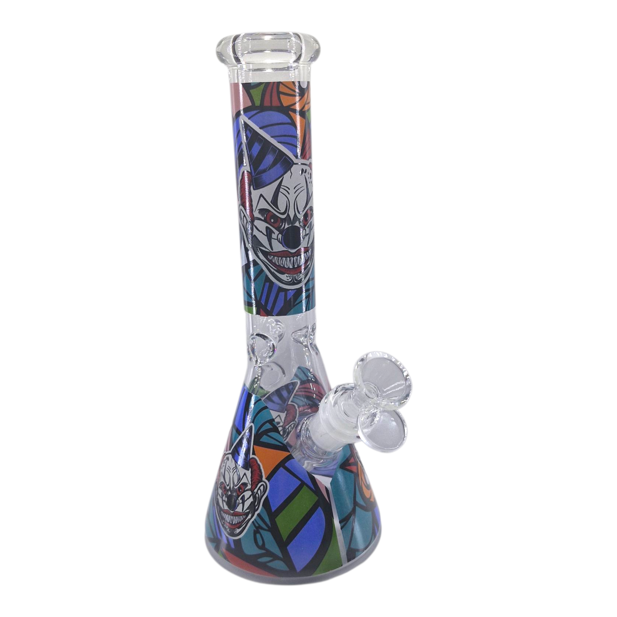 The Killer Clown Glass Beaker Waterpipe 25cm