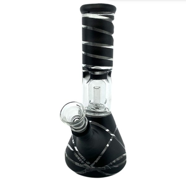 Black Classic Dome Perk Waterpipe 20cm