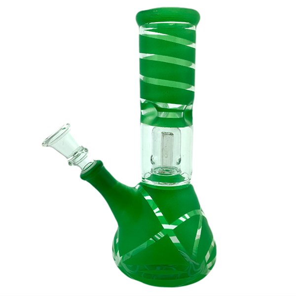 Green Classic Dome Perk Waterpipe – 20cm