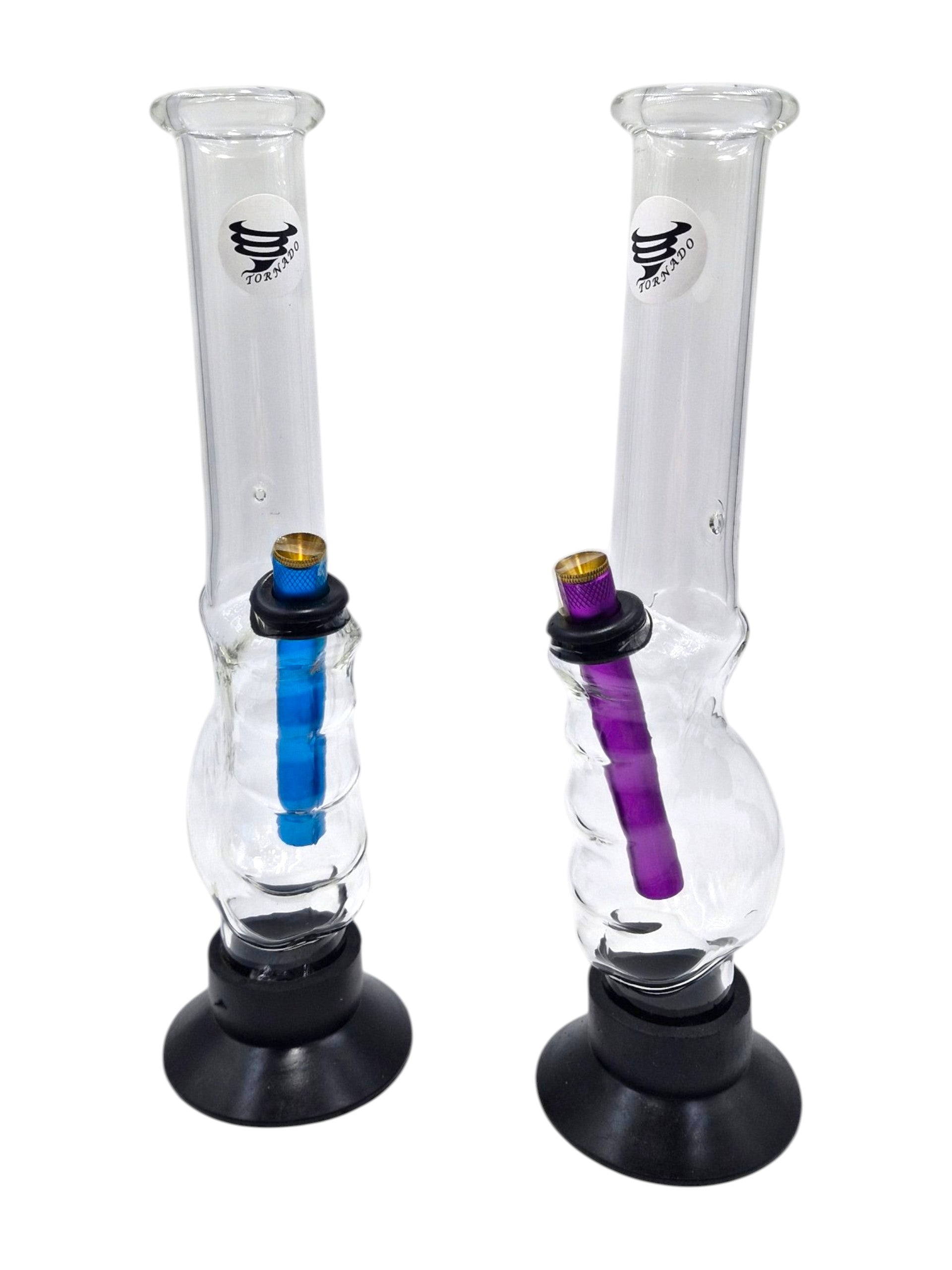Tornado Pistol Grip Glass Bong 31cm