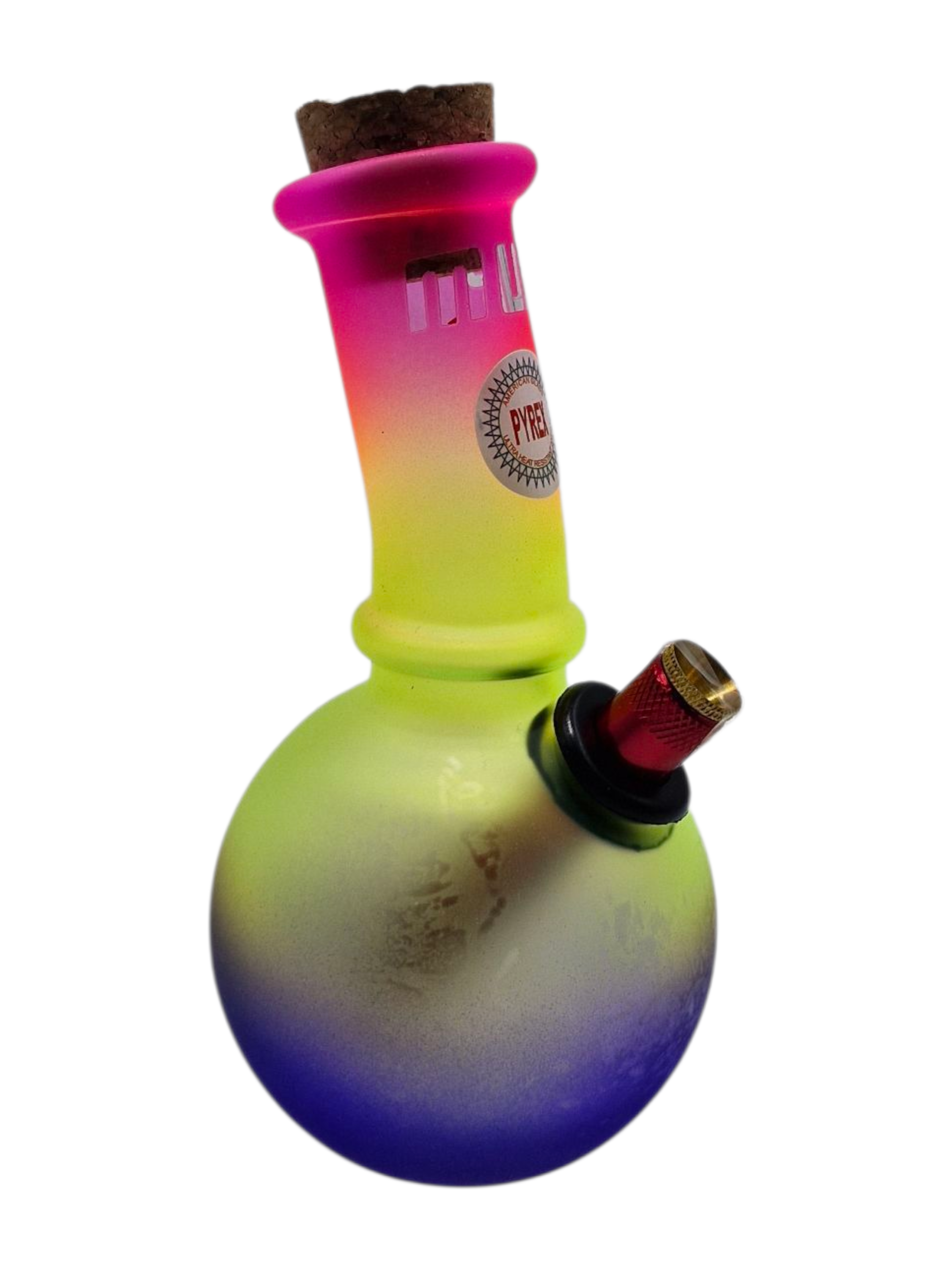 Mini Rainbow Bubble Bong 18cm