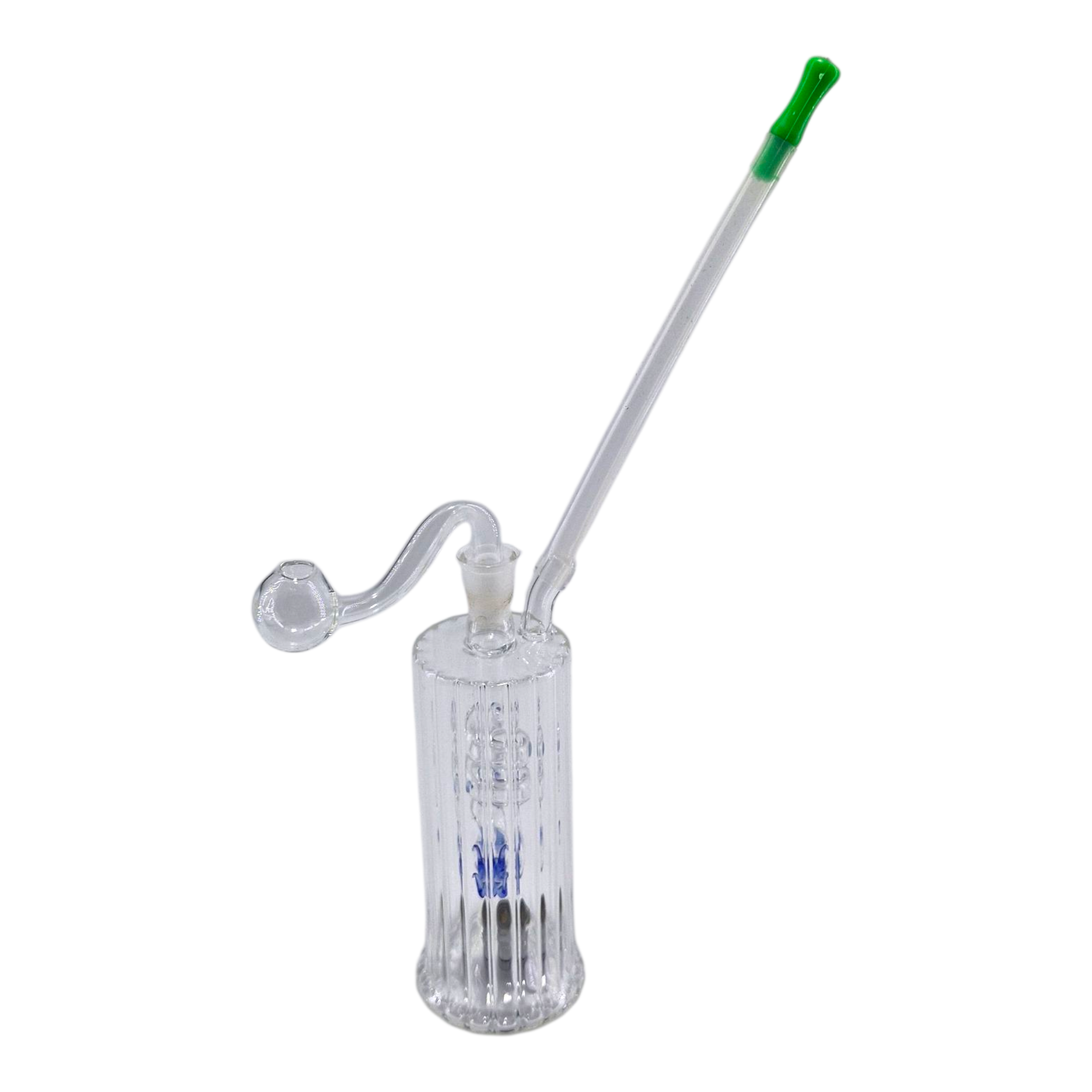 Light Up Blue Rigged Bubbler 10cm