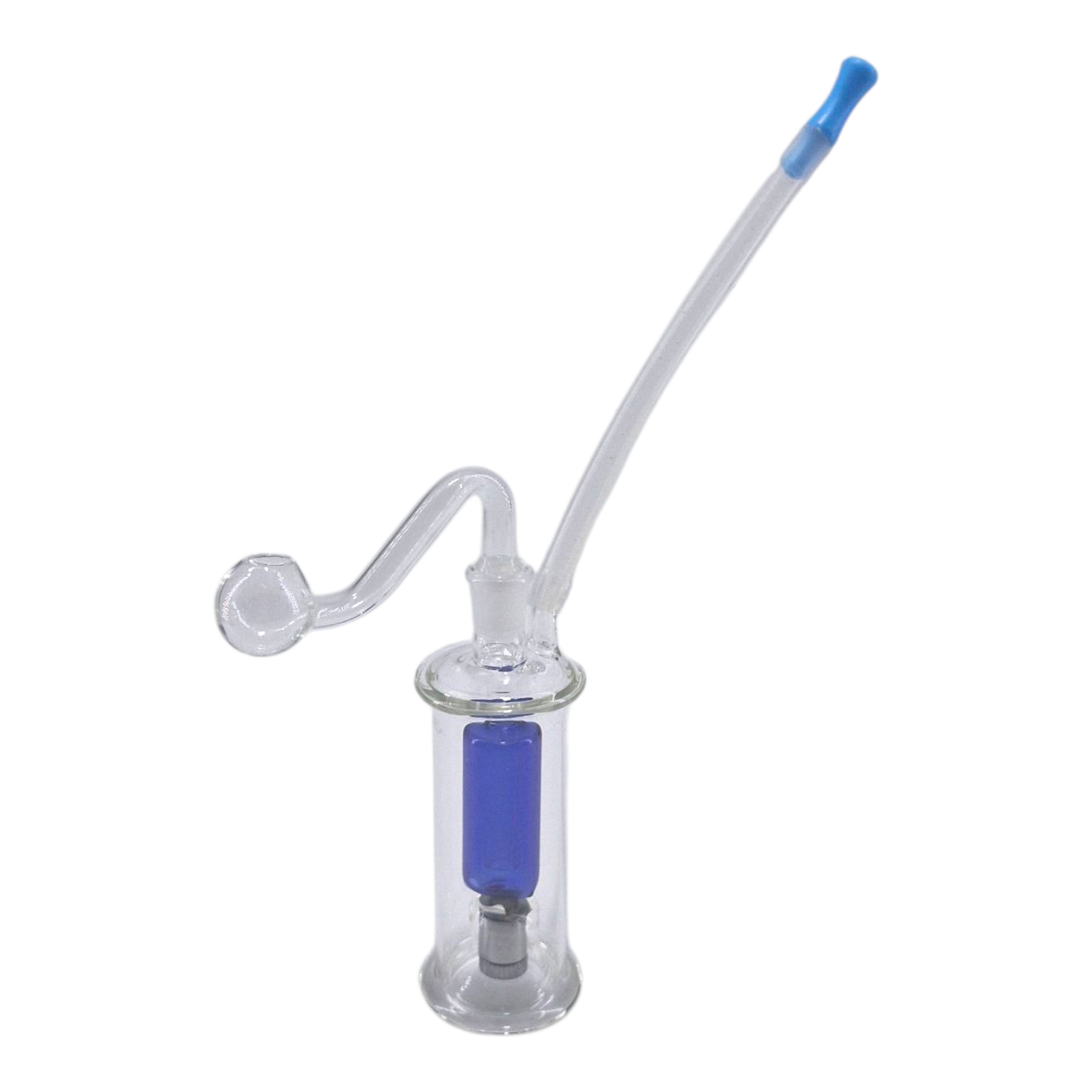 Light Up Blue Orbit Bubbler 8cm