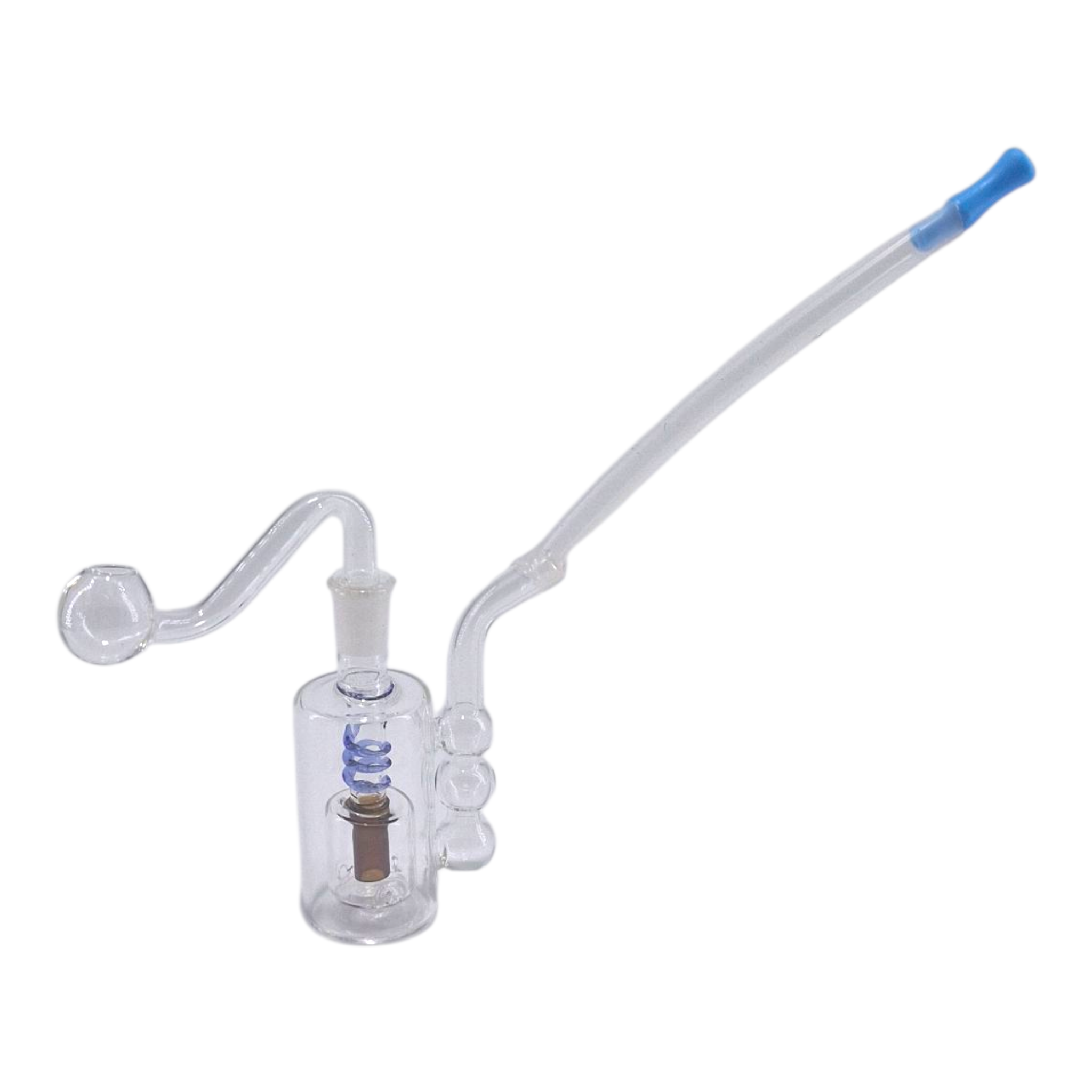 Blue Clear Flow Bubbler 5cm