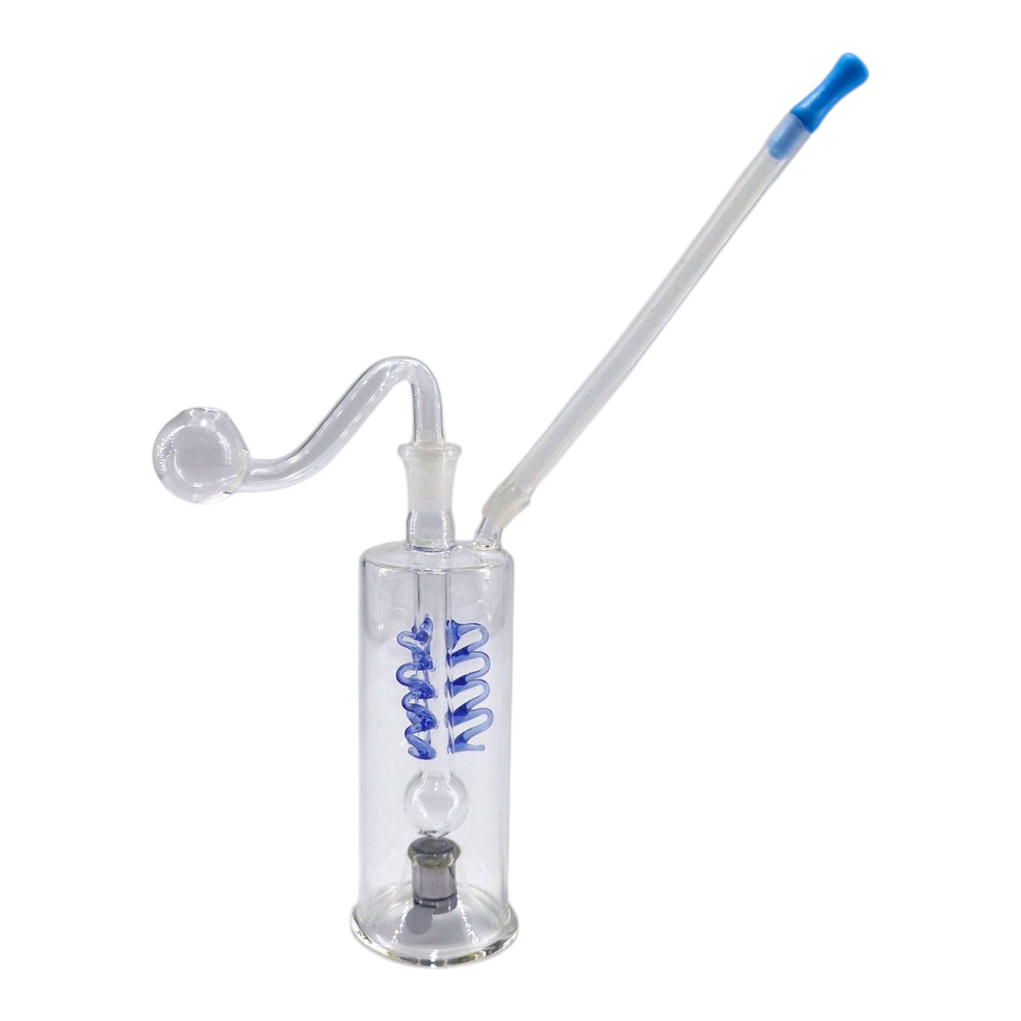 Light Up Blue Static Bubbler 9cm