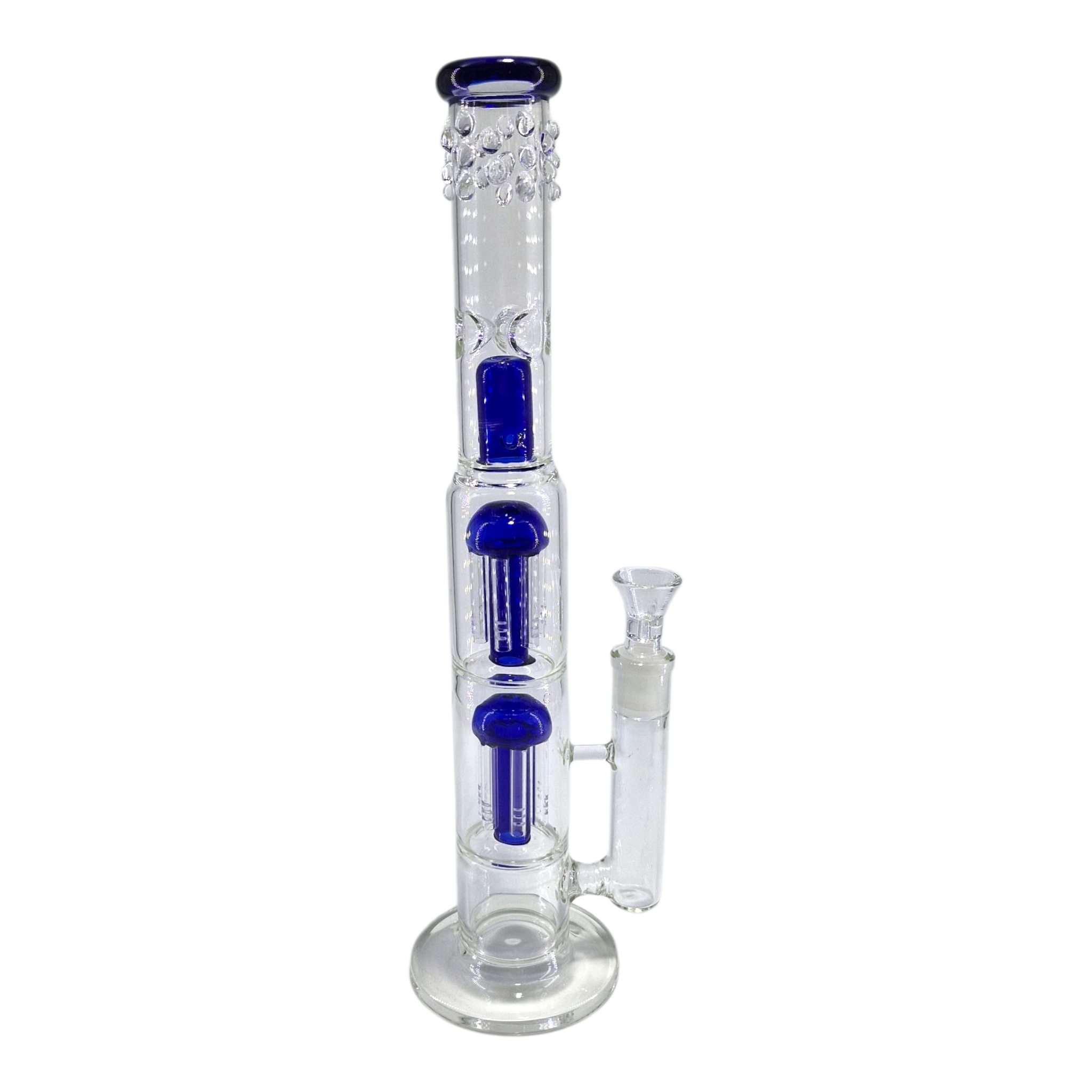 Studded Double Tree Dome Perc Bong 40cm
