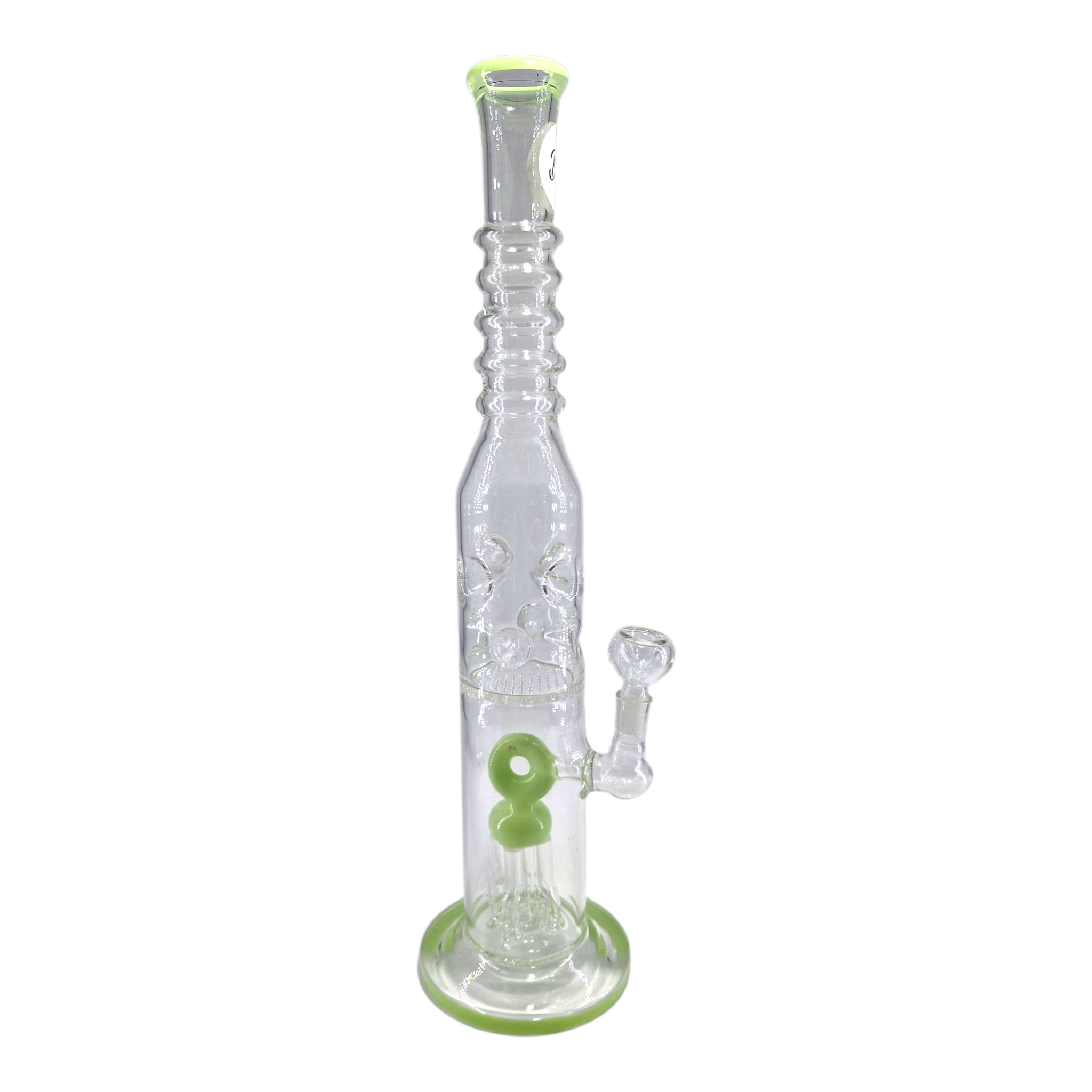 Billy Mate Large Green Jelly Perc Waterpipe 45cm