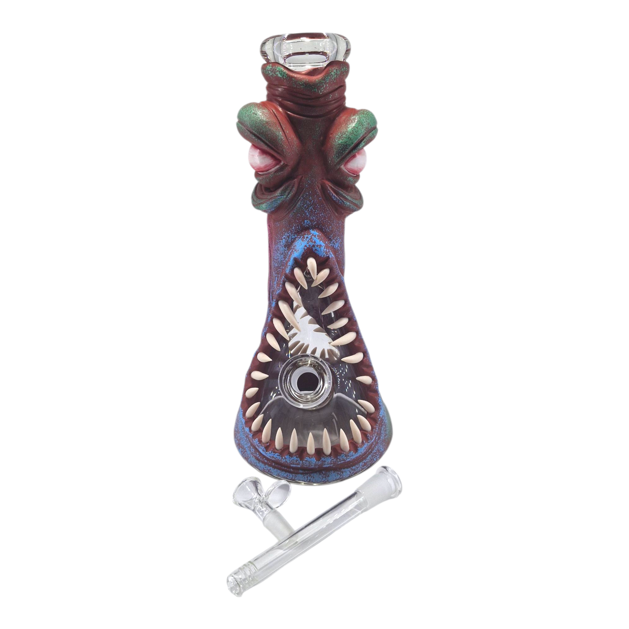 3D Jaws Of Hell Beaker Bong 34cm