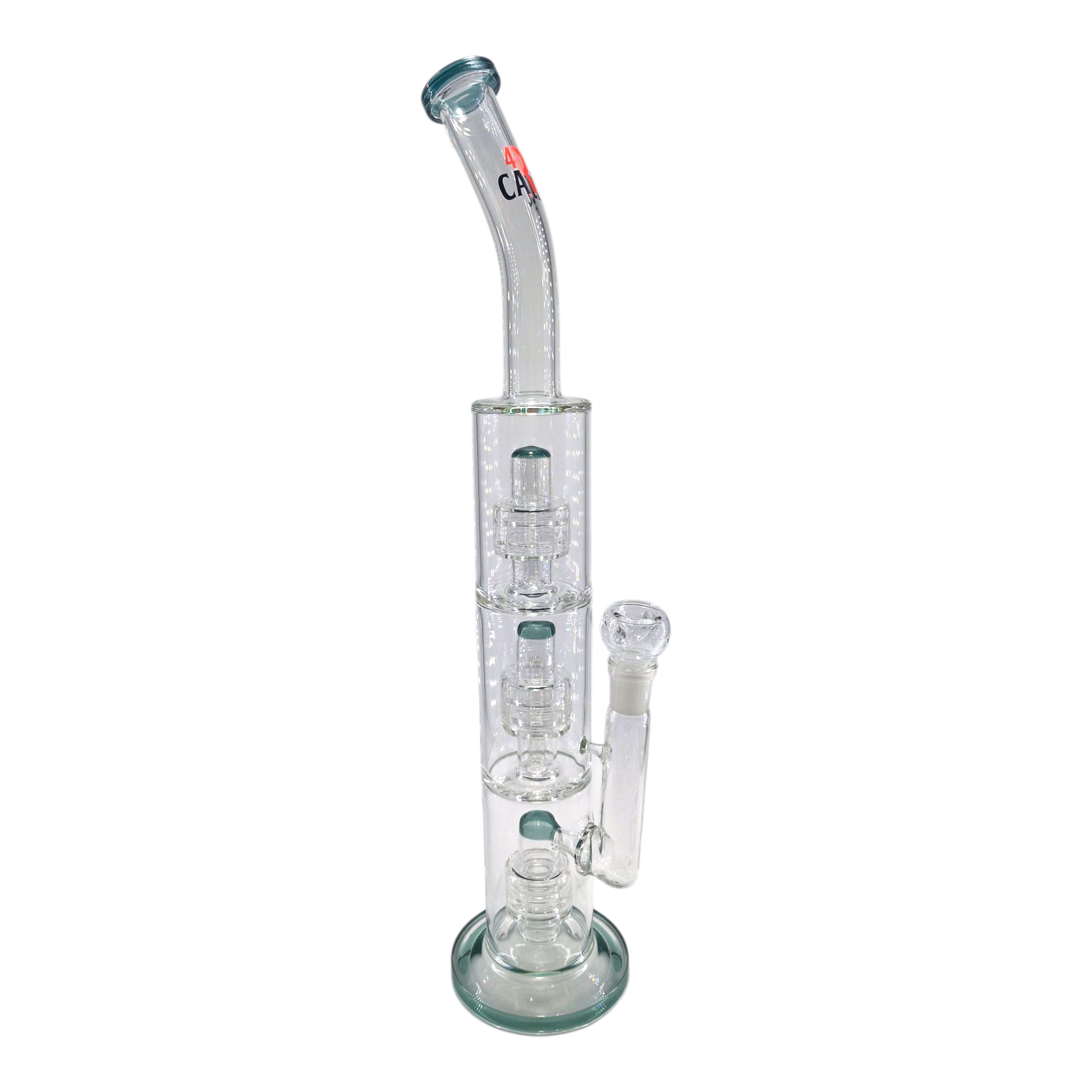 420 Cartel Triple Matrix Green Waterpipe -45cm
