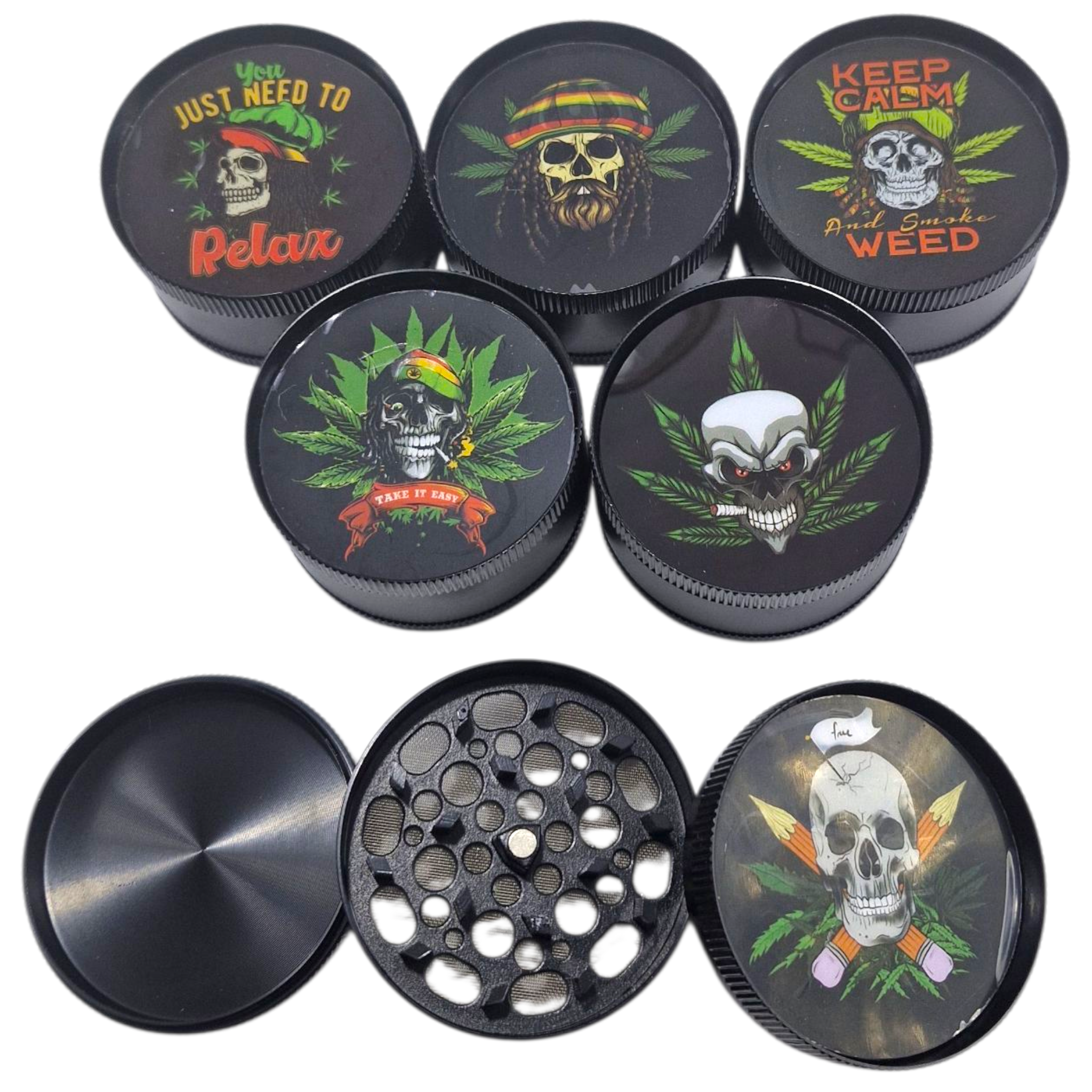 Rusta Skull Grinder - 50mm