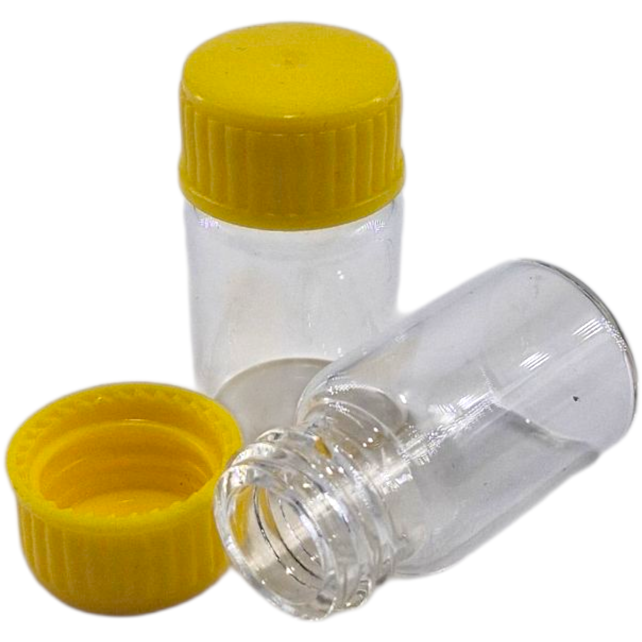 Small Yellow Glass Jar - 4ml