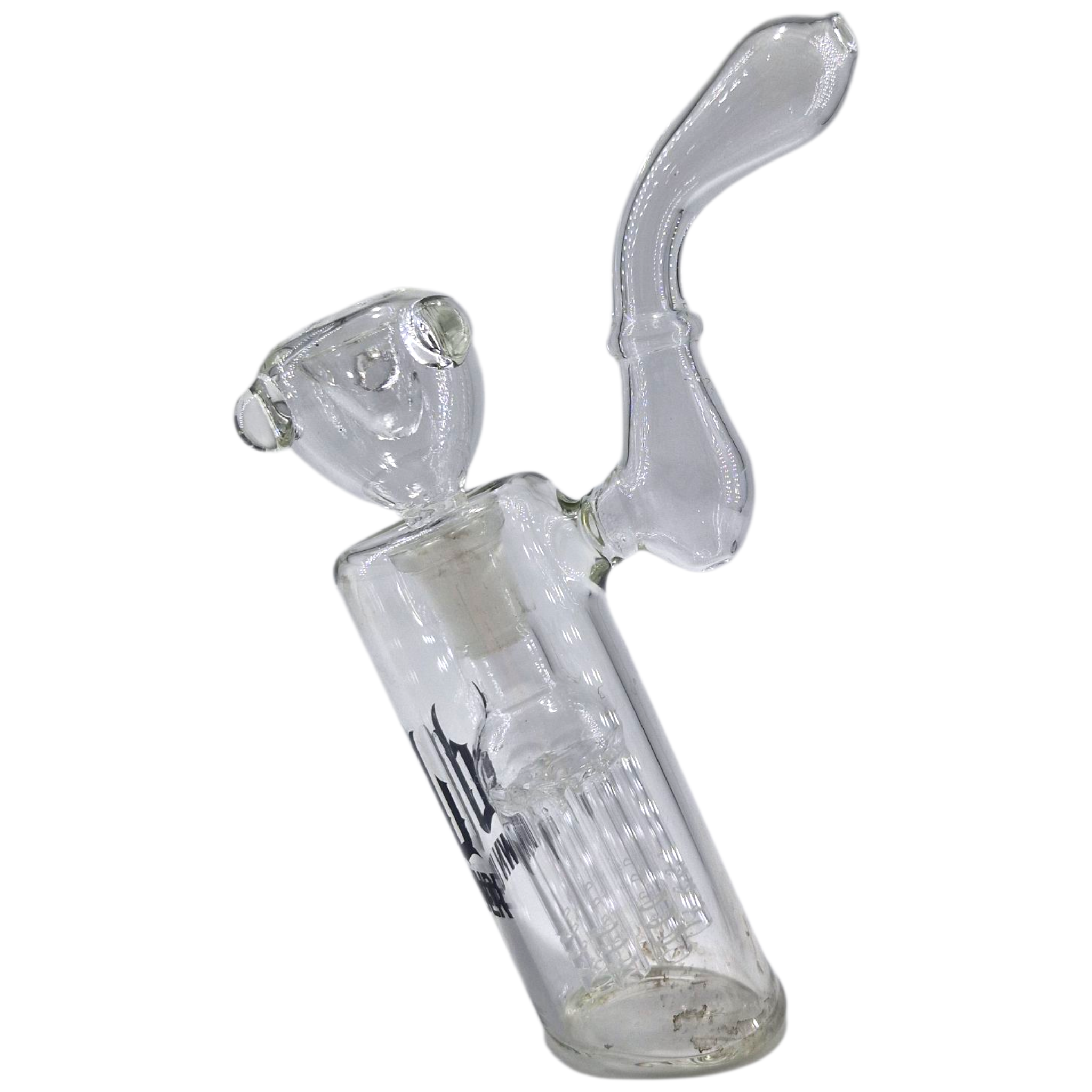 Mini Glass Clear Waterpipe - 16cm
