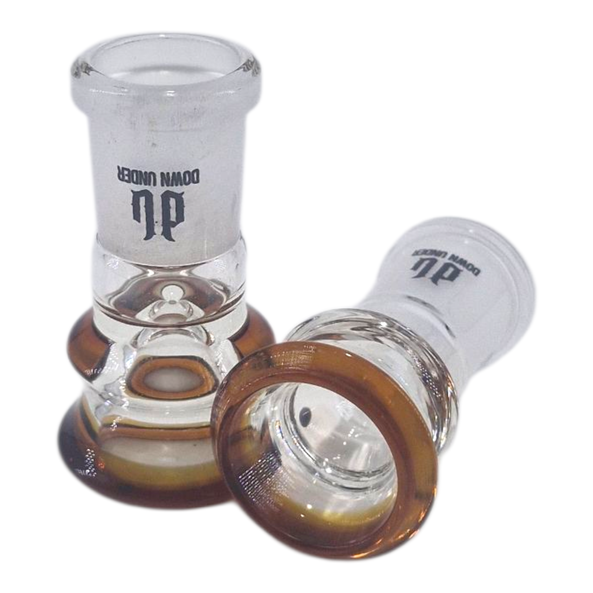 Brown Cyclone Du Female Glass Cone Piece - 19mm