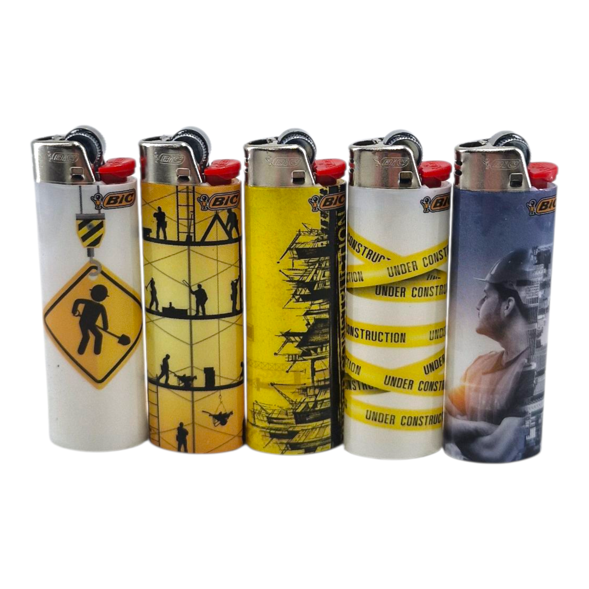 BIC Special Edition Construction Series Maxi Pocket Lighter