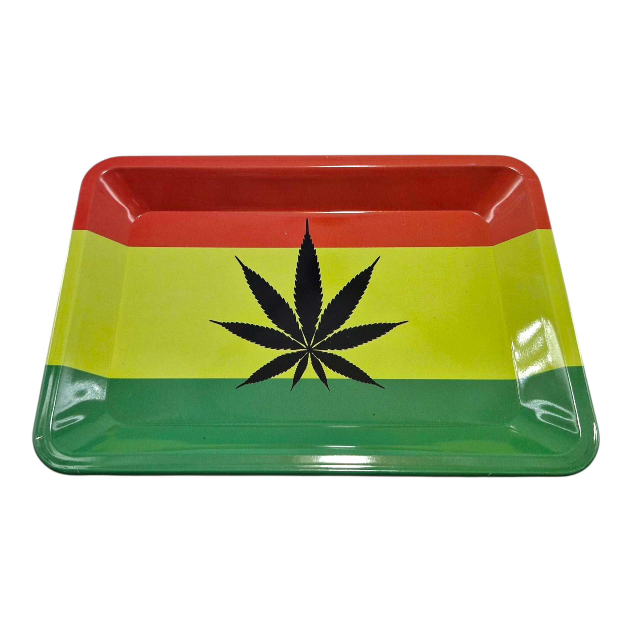 Rasta Leaf Small Rolling Tray