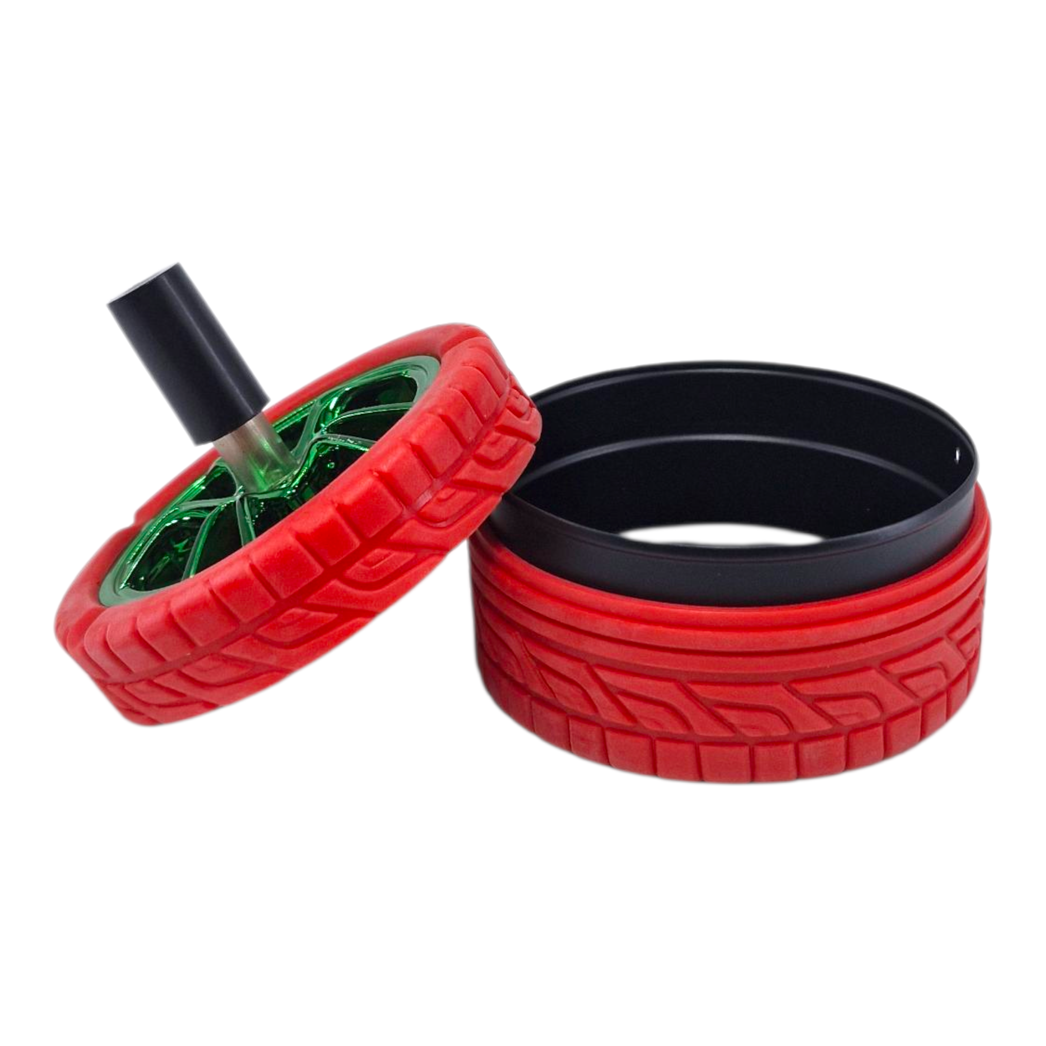 Red tyre Spinning Ash Tray