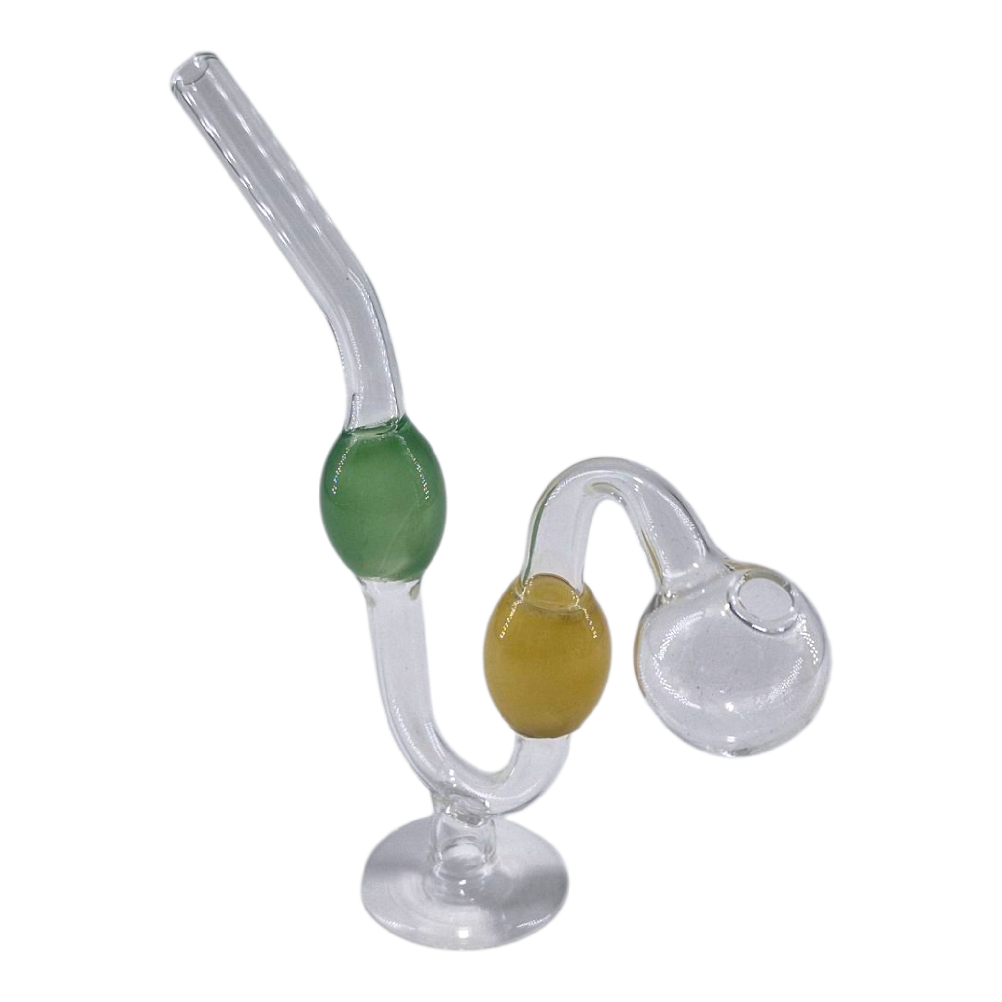 Yellow & Green Standalone Sweet Puff 15cm