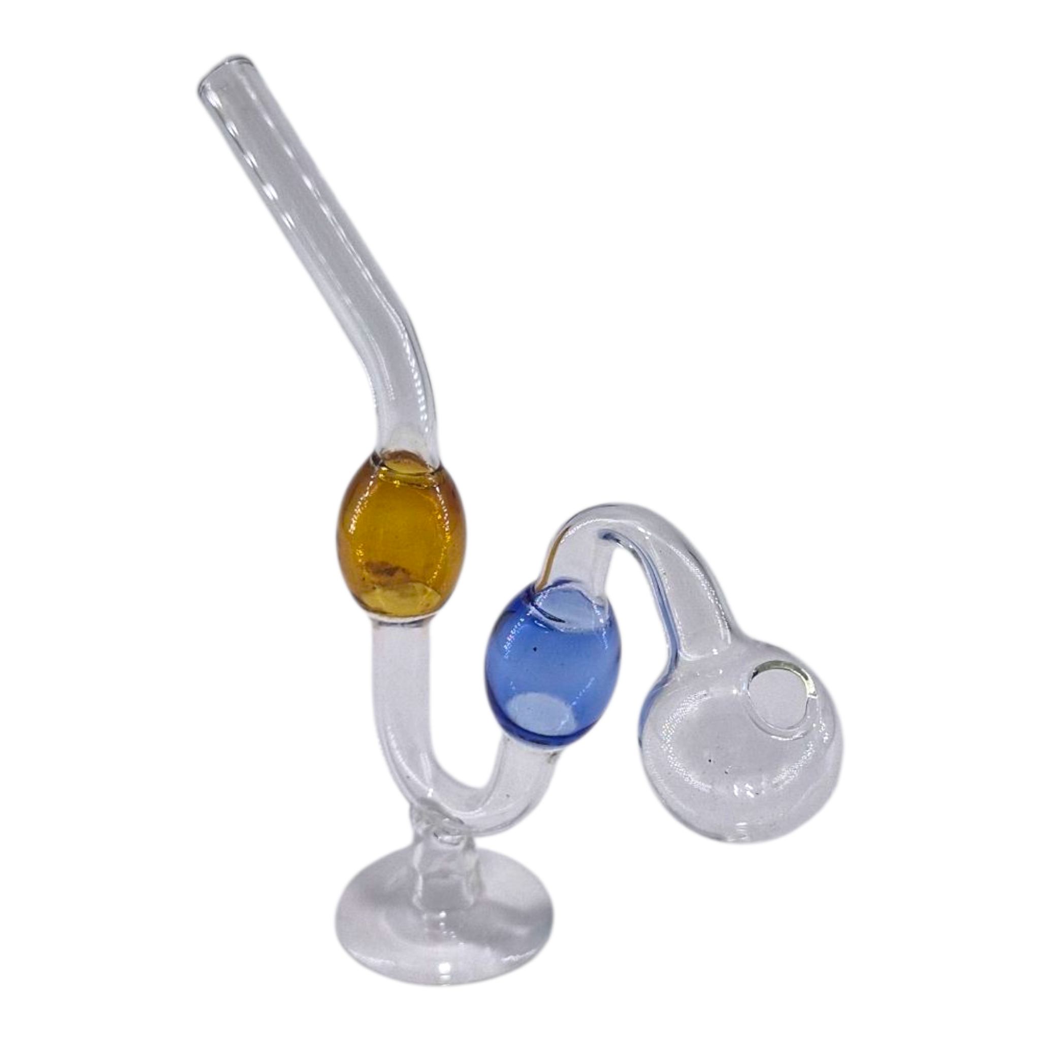 Blue & Yellow Standalone Sweet Puff 15cm